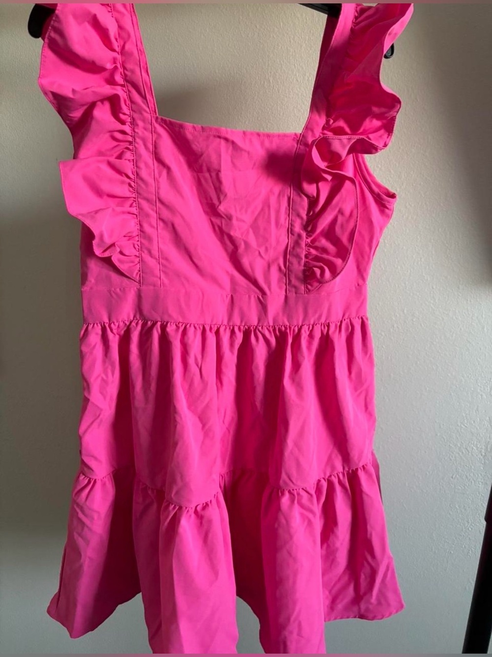 Shein pink dress with little bow on back